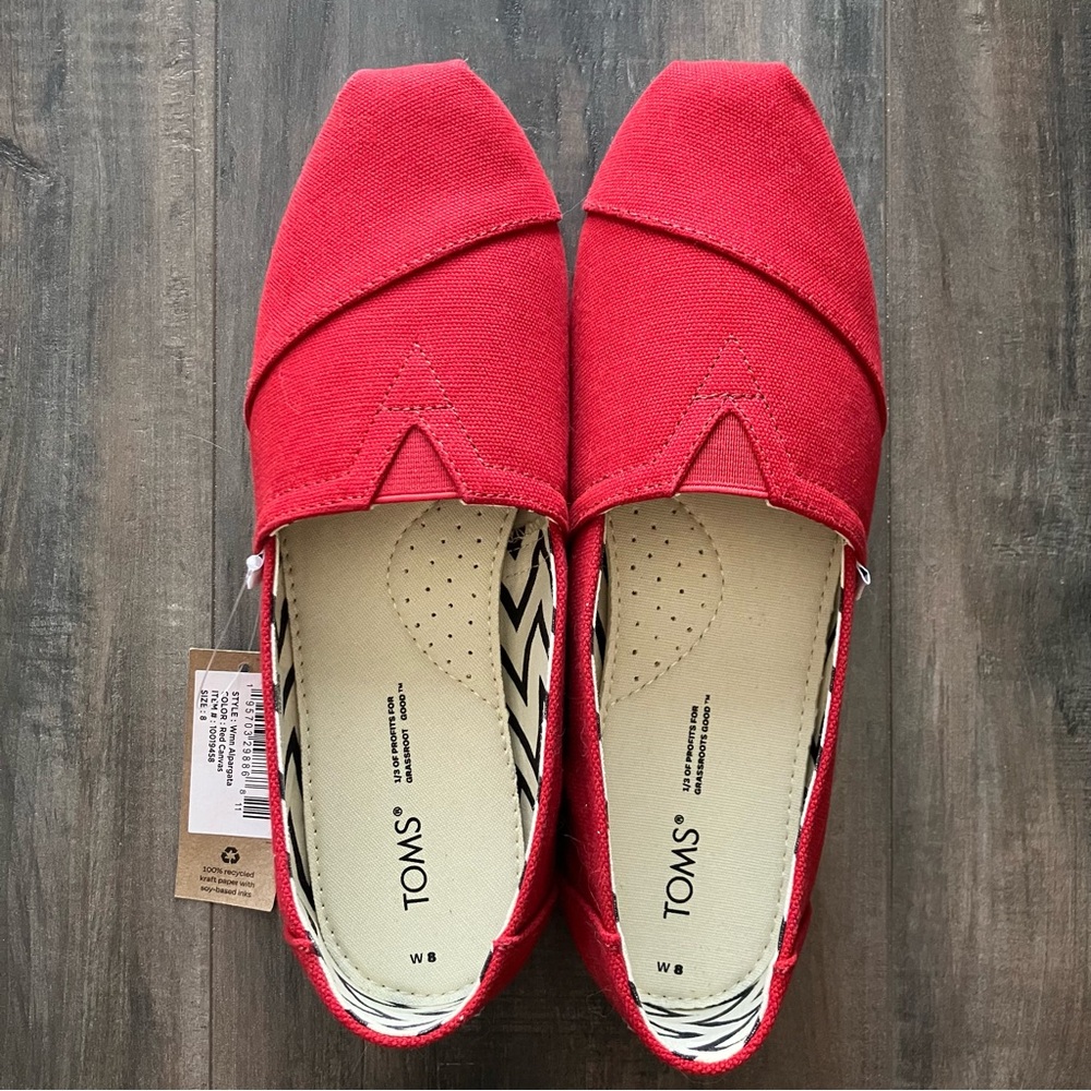 Toms Classic Alpargatas- Red